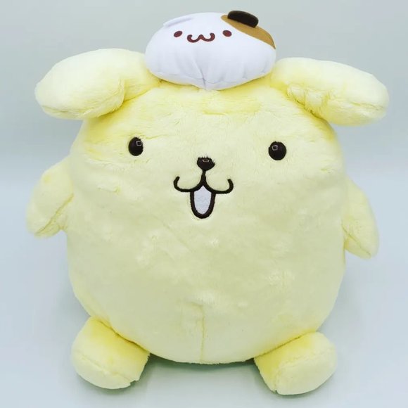 Pompompurin Muffin's Hat & Pochette Big Plushy - Picture 2 of 5